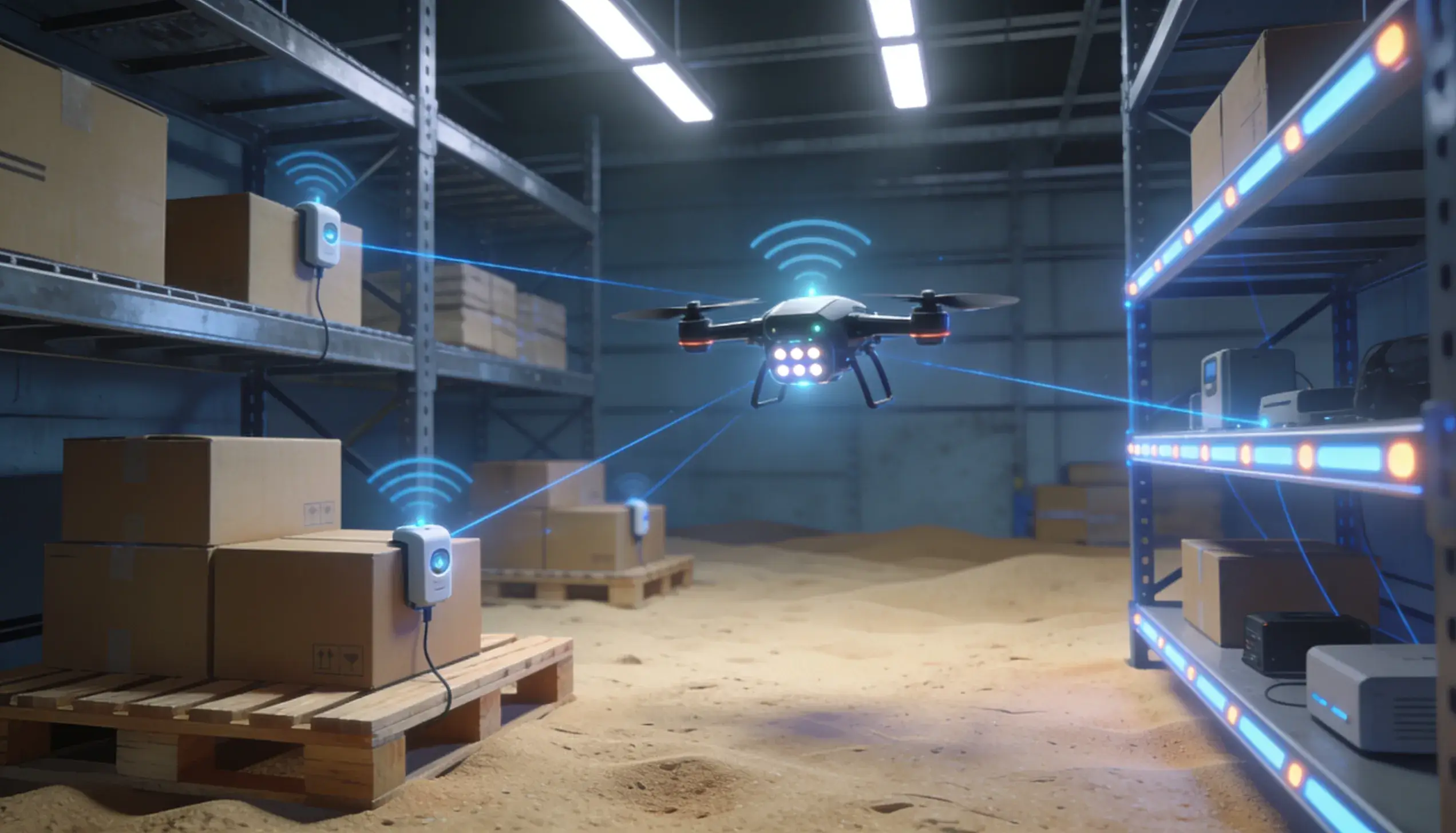 IoT asset tracking for KSA warehouses using real-time sensors, RFID, and smart inventory management solutions
